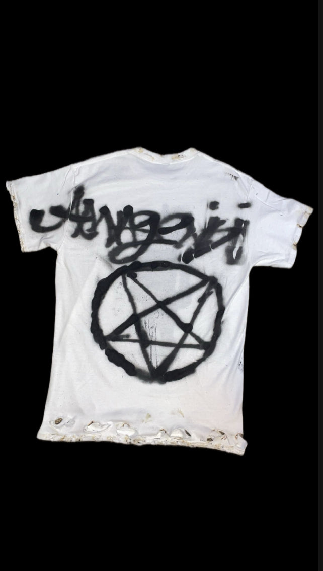 annagenisi distressed tee shirt