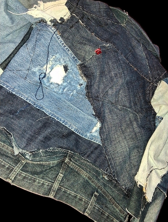 Annagenisi 1 of 1 Mixed Denim Jean Jacket