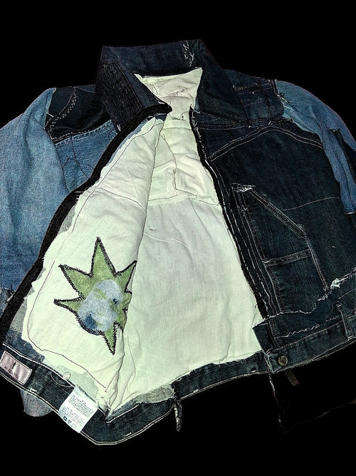 Annagenisi 1 of 1 Mixed Denim Jean Jacket