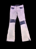 Annagenisi Aging Paint Flared Denim