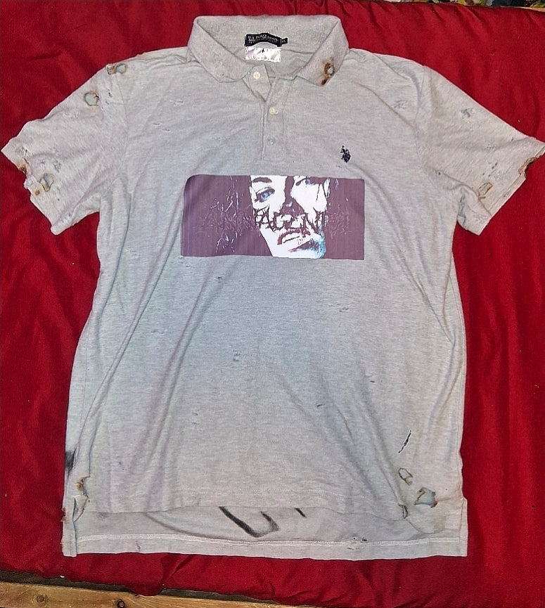 Annagenisi Custom 1 Of 1 Graphic Polo