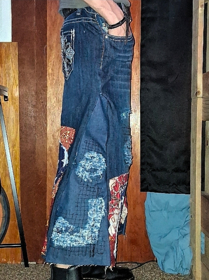 Annagenisi USA Flared Jorts